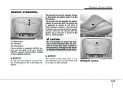 2009 Kia Sedona Owners Manual, 2009 page 42