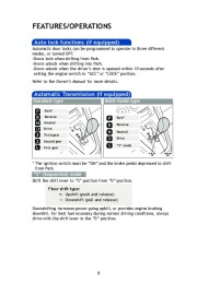 2010 Toyota Matrix Quick Reference Owners Guide, 2010 page 10