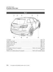 2008 Mazda CX 9 Owners Manual, 2008 page 12