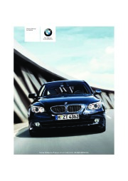 2010 BMW 5-Series Sedan 528i 535i 550i 528i xDrive 535i Owners Manual, 2010 page 1