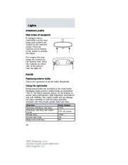 2003 Ford Mustang Cobra Owners Manual, 2003 page 36