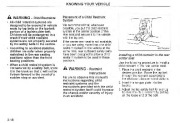 2004 Kia Spectra Owners Manual, 2004 page 28