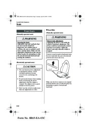 2004 Mazda RX 8 Owners Manual, 2004 page 13