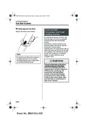 2004 Mazda RX 8 Owners Manual, 2004 page 23