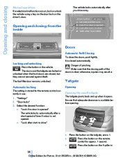 2010 BMW 5 Series 550i Gran Turismo F07 Owners Manual, 2010 page 38