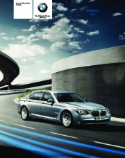 2011 BMW 7-Series ActiveHybrid 7 L F01 F02 Owners Manual, 2011 page 1