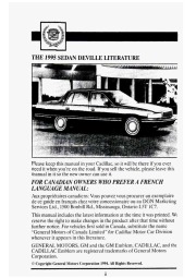 1995 Cadillac DeVille 4.9 L Owners Manual, 1995 page 13