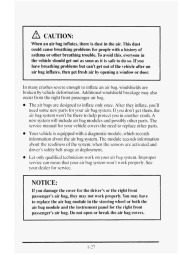 1995 Cadillac DeVille 4.9 L Owners Manual, 1995 page 46