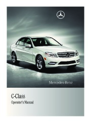 2011 Mercedes-Benz C250 C300 C350 4MATIC C63 AMG W204 Owners Manual, 2011 page 1