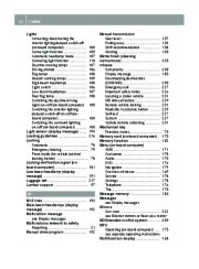 2011 Mercedes-Benz C250 C300 C350 4MATIC C63 AMG W204 Owners Manual, 2011 page 12
