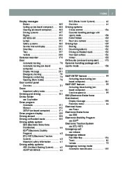 2011 Mercedes-Benz C250 C300 C350 4MATIC C63 AMG W204 Owners Manual, 2011 page 9