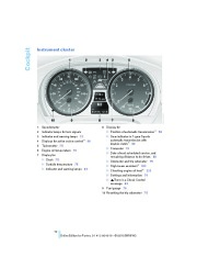 2011 BMW 3-Series 328i 335i 335is XDrive M3 E90 E91 E92 E93 Coupe Owners Manual, 2011 page 14