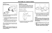 2003 Hyundai Tiburon Owners Manual, 2003 page 13