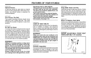 2003 Hyundai Tiburon Owners Manual, 2003 page 19