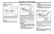 2003 Hyundai Tiburon Owners Manual, 2003 page 43