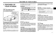 2003 Hyundai Tiburon Owners Manual, 2003 page 9