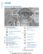 2011 BMW Active Hybrid 7 F01 F02 F03 F04 Series Owners Manual, 2011 page 12