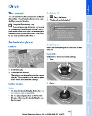 2011 BMW Active Hybrid 7 F01 F02 F03 F04 Series Owners Manual, 2011 page 19