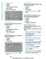 2011 BMW Active Hybrid 7 F01 F02 F03 F04 Series Owners Manual, 2011 page 36