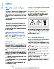 2011 BMW Active Hybrid 7 F01 F02 F03 F04 Series Owners Manual, 2011 page 6