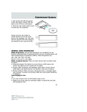 2006 Ford Taurus Owners Manual, 2006 page 21