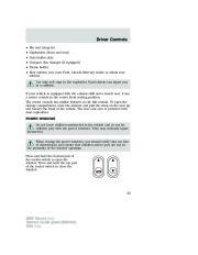 2006 Ford Taurus Owners Manual, 2006 page 43