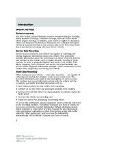 2006 Ford Taurus Owners Manual, 2006 page 6