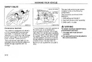 2002 Kia Spectra Owners Manual, 2002 page 22