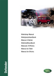 Land Rover Defender Workshop Manual, 1999, 2000, 2001, 2002 page 1
