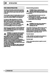 Land Rover Defender Workshop Manual, 1999, 2000, 2001, 2002 page 9