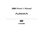 2008 Hyundai Azera Owners Manual, 2008 page 1
