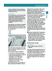 2011 Mercedes-Benz R350 R350 BlueTEC V251 Owners Manual, 2011 page 43