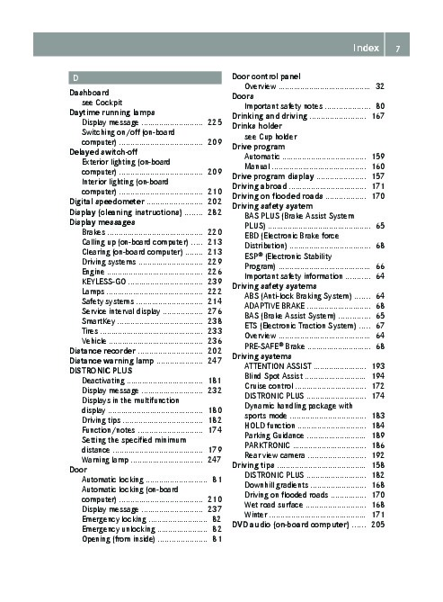 2011 mercedes benz c300 owners manual