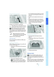 2007 BMW X5 3.0si 4.8is E70 Owners Manual, 2007 page 47