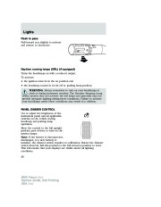 2009 Ford Focus Owners Manual, 2009 page 40