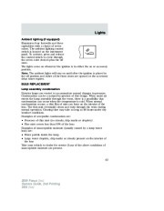 2009 Ford Focus Owners Manual, 2009 page 43