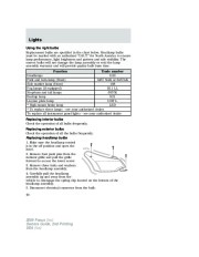 2009 Ford Focus Owners Manual, 2009 page 44