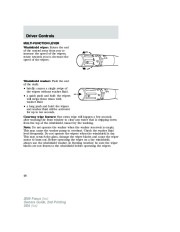 2009 Ford Focus Owners Manual, 2009 page 48