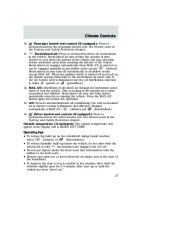 2009 Mazda Tribute Owners Manual, 2009 page 37
