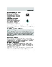 2009 Mazda Tribute Owners Manual, 2009 page 5