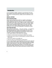 2009 Mazda Tribute Owners Manual, 2009 page 6