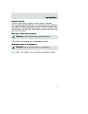 2009 Mazda Tribute Owners Manual, 2009 page 7