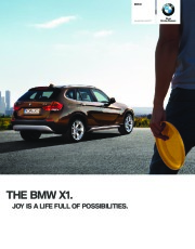 2010 BMW X1 E84 xDrive 28i 18d 20d 23d Catalogue page 1